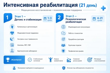 Реабилитация за 21 день в Сухом Логе